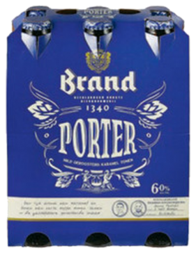 Brand Porter set van 6 flesjes á 0,30 liter